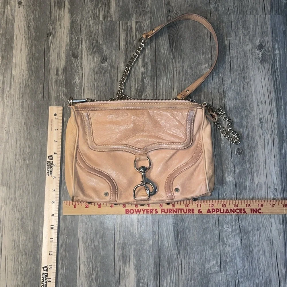 Rebecca Minkoff tan leather crossbody bag